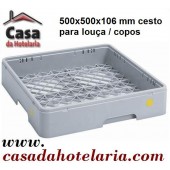 Cesto de 500x500 mm para Louça / Copos - Refª 101394