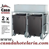 Carros Contentores para Reserva de Gelo 2x 108 kg (transporte incluído) - Refª 101444