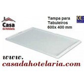 Tampa para Tabuleiros de Pastelaria e Padaria em Polietileno, Dimensões de 600x400 mm - Refª 101518