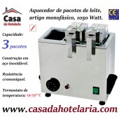 Aquecedor para 3 Pacotes de Leite, Artigo Monofásico, 1050 Watt (transporte incluído) - Refª 101727