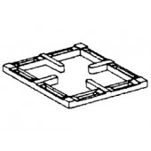 Grelha em Ferro Fundido Suplementar, Dimensões 300x340x40 mm (LxPxA) - Refª 101807