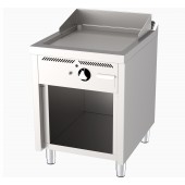 Grelhador Industrial a Gás Rectificado com Chapa com Espessura 15 mm em Armário, Fry Top Liso da Linha 750, 8600 kcal/h, Potência de 10000 Watts (transporte incluído) - Refª 102129