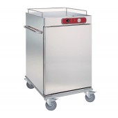 Carro / Trolley Aquecido para Transporte de Comida com Humidificação para 10 Níveis GN 2/1 ou 20x GN 1/1, Temperatura +30° + 90° C, 2000 Watts (transporte incluído) - Refª 102350