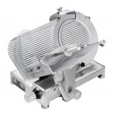 Fiambreira Industrial Profissional Oblíqua de Grande Capacidade Alimentada a Gravidade, Cortadora Profissional com Lâmina de Aço Inoxidável Cromo Endurecida de Ø 350 mm, Hp 0.50 (transporte incluído) - Refª 100486