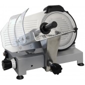 Fiambreira Profissional Monofásica, Cortadora Industrial com Lâmina de Aço Temperado Cromado Anti Aderente de Ø 250 mm (transporte incluído) - Refª 100478