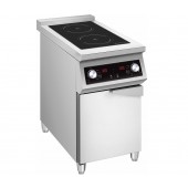 Fogão de Indução Industrial Elétrico com Placa Vitrocerâmica de 2 Zonas (transporte incluído) - Refª 102911