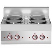 Fogão Industrial Elétrico de 4 Placas, 10400 Watts (transporte incluído) - Refª 100018