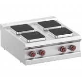 Fogão Elétrico de Bancada Trifásico com 4 Placas Profissionais, Potência 10400 Watts (transporte incluído) - Refª 100082