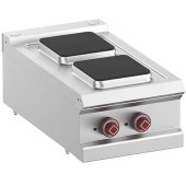 Fogão Elétrico de Bancada Trifásico com 2 Placas Profissionais, Potência de 5200 Watts (transporte incluído) - Refª 100081