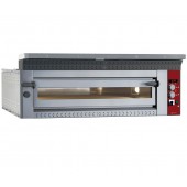 Forno de Pizzas Industrial Elétrico Trifásico com Largura Extra para 6 Pizzas Ø 350 mm, Potência de 9000 Watts, + 400º C (transporte incluído) - Refª 101614