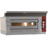 Forno de Pizzas Industrial Elétrico Trifásico para 6 Pizzas Ø 350 mm, Potência de 8800 Watts, +400º C (transporte incluído) - Refª 100954