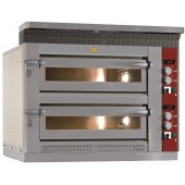 Forno de Pizzas Industrial Elétrico Trifásico para 2x 6 Pizzas Ø 350 mm, 17600 Watts, +400° C (transporte incluído) - Refª 100956