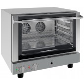 Forno Elétrico de Conveção Monofásico Profissional com Humidificação de 4 Níveis 600x400 mm, +270º C, Potência de 3300 Watts (transporte incluído) - Refª 101142