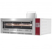 Forno de Pizzas Industrial a Gás para 6 pizzas Ø 350 mm, 15907 Kcal/h, Potência de 18500 Watts, +450º C (transporte incluído) - Refª 100975