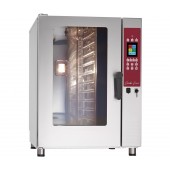 Forno Industrial Elétrico de Convecção a Vapor Trifásico Combinado Digital para 10 Prateleiras GN 1/1 com LIMPEZA AUTOMÁTICA, +270º C, Potência de 12000 Watts (transporte incluído) - Refª 102790