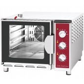 Forno Industrial Elétrico de Convecção a Vapor Trifásico Combinado para 4 Prateleiras GN 1/1, +270º C, Potência de 5200 Watts (transporte incluído) - Refª 102791
