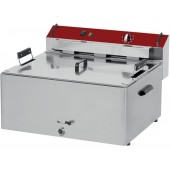 Fritadeira Industrial Elétrica Trifásica Potente com Cesto de 30 Litros, +50º +190º C, 15000 Watts (transporte incluído) - Refª 101024