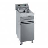 Fritadeira Elétrica Profissional Industrial Trifásica de 14 Litros em Armário Neutro, +100° +190º C, 9000 Watts (transporte incluído) - Refª 100372