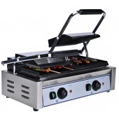 Grelhador Elétrico Duplo Profissional com Placas de Grelhar do Grill Caneladas, 3600 Watts (transporte incluído) - Refª 102936