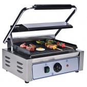 Grelhador Elétrico Profissional com Placa de Grelhar do Grill Canelada, 2200 Watts (transporte incluído) - Refª 102931