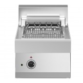 Grelhador Industrial Elétrico a Vapor com Cuba de Água Removível, Grelha com 270x450 mm, Potência de 4000 Watts (transporte incluído) - Refª 102751
