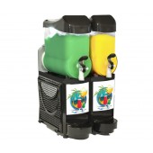 Máquina de Sumos Granizados, Dispensador com 2 Tanques de 10 Litros (transporte incluído) - Refª 100258