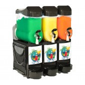 Máquina de Sumos Granizados, Dispensador com 3 Tanques de 10 Litros (transporte incluído) - Refª 101253