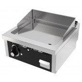 Placa de Grelhar Industrial a Gás com Chapa Fry Top Lisa com Espessura de 15 mm e Tratamento Cromo, 8600 kcal/h, Potência de 10000 Watts (transporte incluído) - Refª 102124