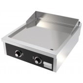 Placa de Grelhar Industrial Elétrica Trifásica de 2 Zonas com Chapa Fry Top Lisa com Espessura de 20 mm e Tratamento Cromo, Potência de 15000 Watts, +100º +300º C (transporte incluído) - Refª 102744