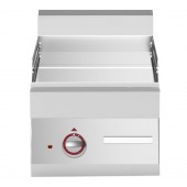 Placa de Grelhar Industrial Elétrica, Chapa Lisa Fry Top de 4500 Watts (transporte incluído) - Refª 100030