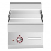 Placa de Grelhar Industrial Elétrica, Chapa Lisa Cromo Anti Aderente Fry Top de 4500 Watts (transporte incluído) - Refª 100031