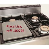 Placa Lisa para Fogão para 1 Queimador, Chapa com Dimensões de 320x270x15 mm (LxPxA) - Refª 100726