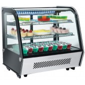 Vitrina Frigorífica Refrigerada Ventilada Panorâmica para Balcão, Refrigeração +1º +12º C (transporte incluído) - Refª 102853