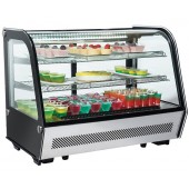 Vitrine Frigorífica Refrigerada Ventilada Panorâmica Larga para Balcão, Refrigeração +1º +12º C (transporte incluído) - Refª 102854
