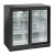 Armário Refrigerado Ventilado para Latas e Garrafas com 2 Portas Deslizantes de Correr, 201 Litros, Temperaturas +1º +10º C (transporte incluído) - Refª 100161