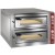 Forno de Pizzas Industrial Elétrico de 2 Câmaras GRANDES para 12 pizzas de Ø 350 mm, 15000 Watts, +450º C (transporte incluído) - Refª 100947