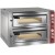 Forno de Pizzas Industrial Elétrico de 2 Câmaras para 8 pizzas de Ø 350 mm, 11200 Watts, +450º C (transporte incluído) - Refª 100946