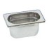 Cuba em Aço Inoxidável Polido GN 1/9 de 100 mm de Profundidade, Dimensões de 176x108x100 mm (LxPxA) - Refª 100652