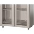 Armário Congelação Industrial Ventilado de 1400 litros GN 2/1 em Aço Inoxidável com 2 Portas de Vidro, Congelador -10º -20º C (transporte incluído) - Refº 102589