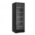 Armário de Refrigeração Ventilado de 650 Litros, Frigorífico Profissional Preto com Porta de Vidro, +1º +9º C (transporte incluído) - Refª 102984