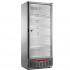 Armário Frigorífico de Refrigeração Industrial Ventilado em Aço Inoxidável GN 2/1 + 600x400 mm com Porta de Vidro, 525 Litros +1º +8º C (transporte incluído) - Refª 102656