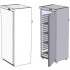 Armário de Refrigeração Industrial Ventilado de 600 Litros em Aço Inoxidável, Temperaturas -1º +6º C (transporte incluído) - Refª 102500