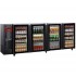 Frigorífico para Garrafas e Latas, Bancada Industrial Refrigerada Ventilada com 4 Portas de Vidro, 783 Litros, +1º +8º C (transporte incluído) - Refª 102289