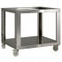 Base de Suporte para Forno de Pizza em Aço com Prateleira Robusta, Dimensões de 1570x1215x1100 mm LxPxA (transporte incluído) - Refª 100982