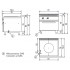 Fogão Industrial a Gás de Placa Radiante (9 kW) com Forno a Gás GN 2/1 (6 kW) da Linha 700, 12900 kcal/h, Potência de 15000 Watts (transporte incluído) - Refª 100064