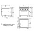 Fogão Industrial Elétrico de 4 Zonas Independentes em Vidrocerâmica e Forno Eléctrico GN 2/1 com Grill da Linha 700, +50º a +290º C, 13700 Watts (transporte incluído) - Refª 100078