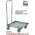 Carro para Transporte de Cestos com Guiador e Base em Inox (transporte incluído) - Refª 101417