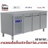 Bancada Refrigerada Ventilada de 3 Portas GN 1/1 da Linha 700, 405 Litros, Refrigeração de 0º +8º C (transporte incluído) - Refª 101452