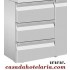 Conjunto de 3 Gavetas GN 1/1 até 100 mm de Profundidade para Bancadas Refrigeradas (transporte incluído) - Refª 101528