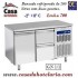 Bancada Refrigerada com 1 Porta + 2 Gavetas GN 1/1 da Linha 700 com Funções HACCP, -2º +8º C (transporte incluído) - Refª 101538